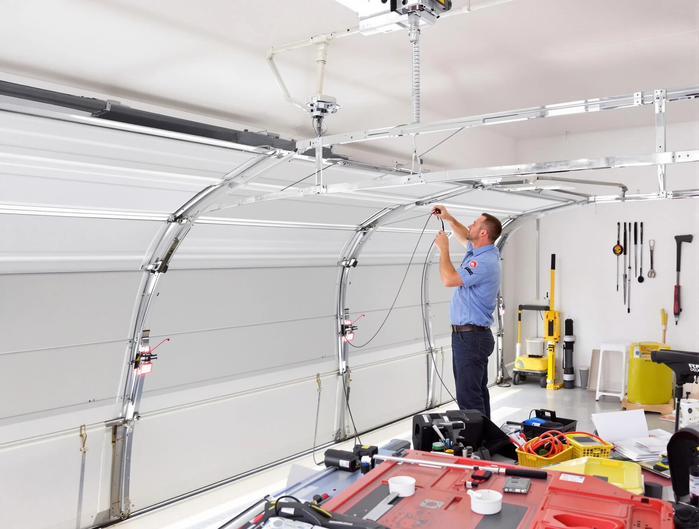 Garage door cable repair service by Loveland Garage Door Repair in Loveland