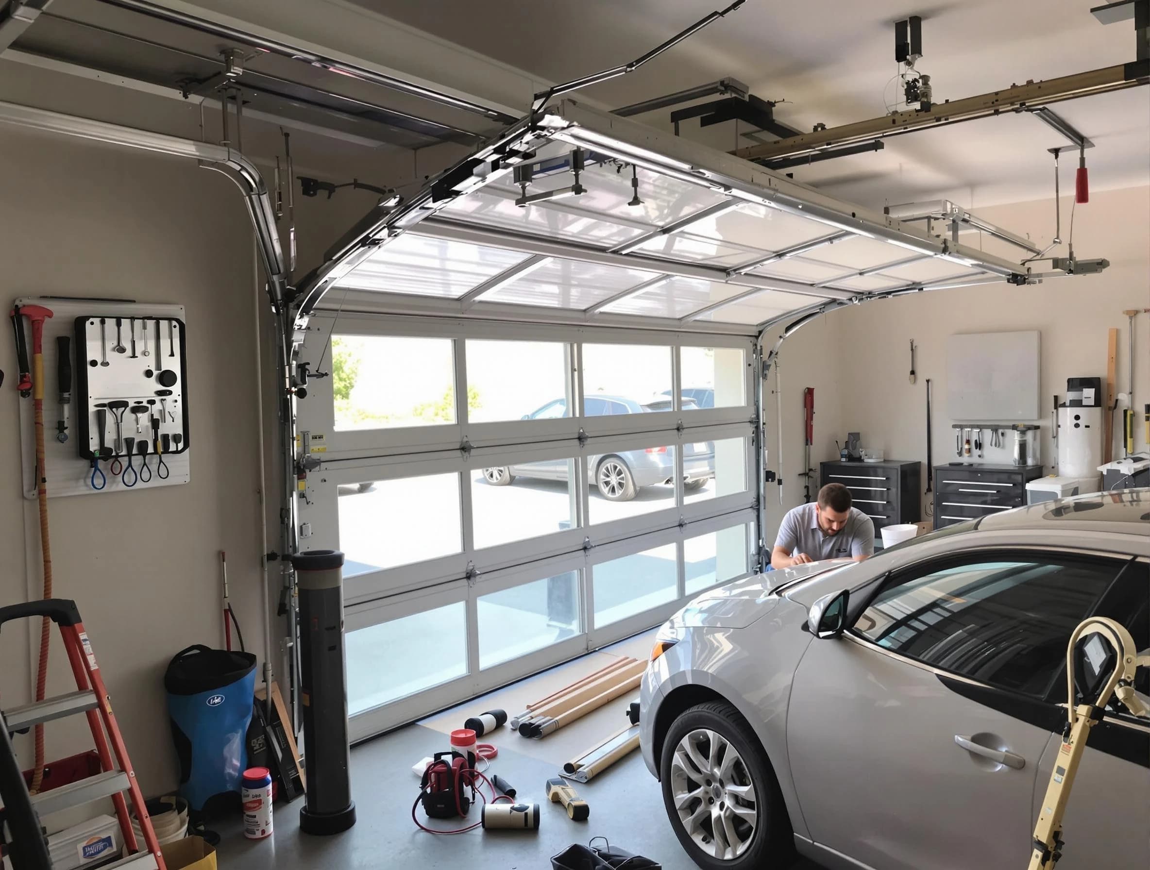 Garage door noise reduction service by Loveland Garage Door Repair in Loveland