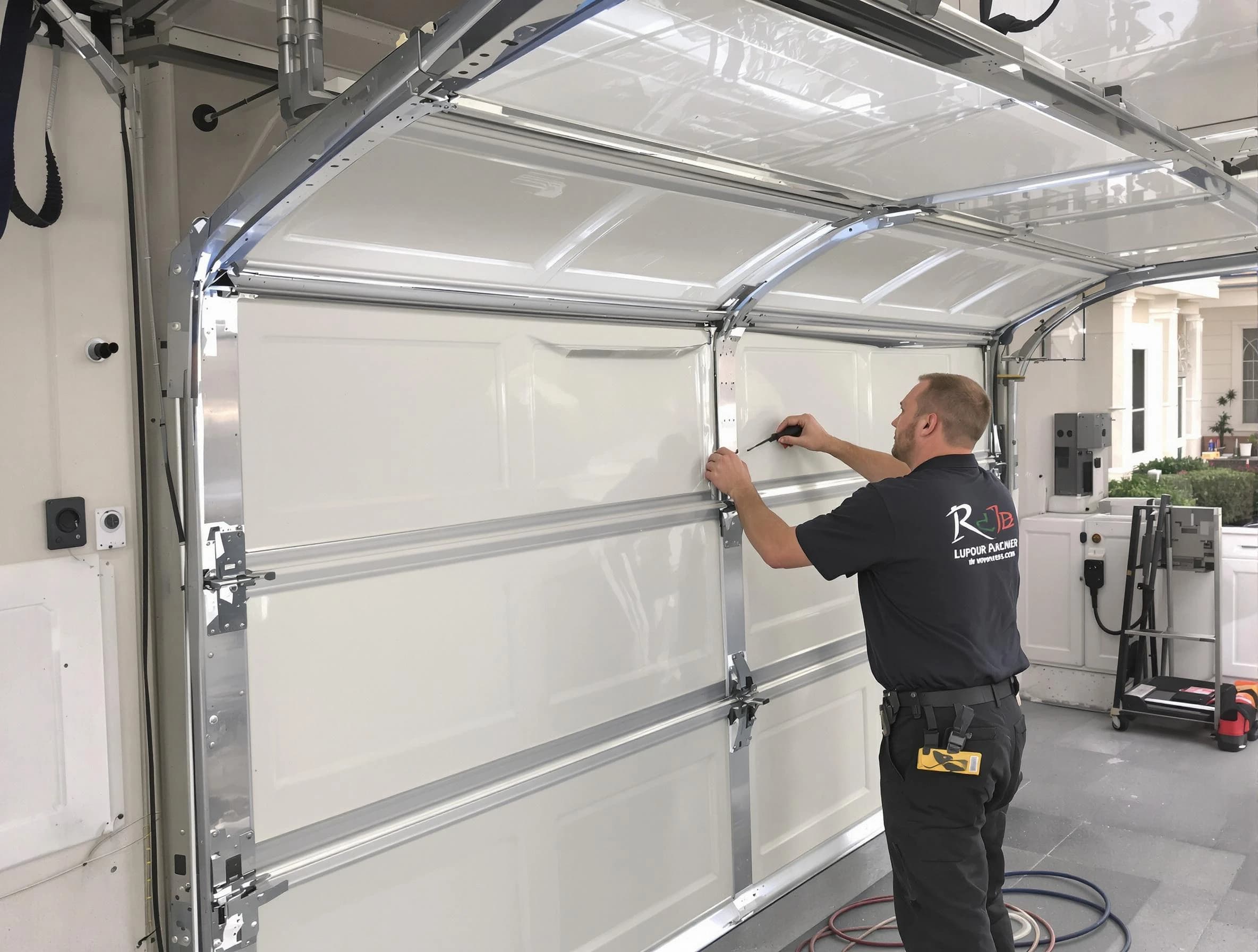 Loveland Garage Door Repair professional performing panel repair in Loveland