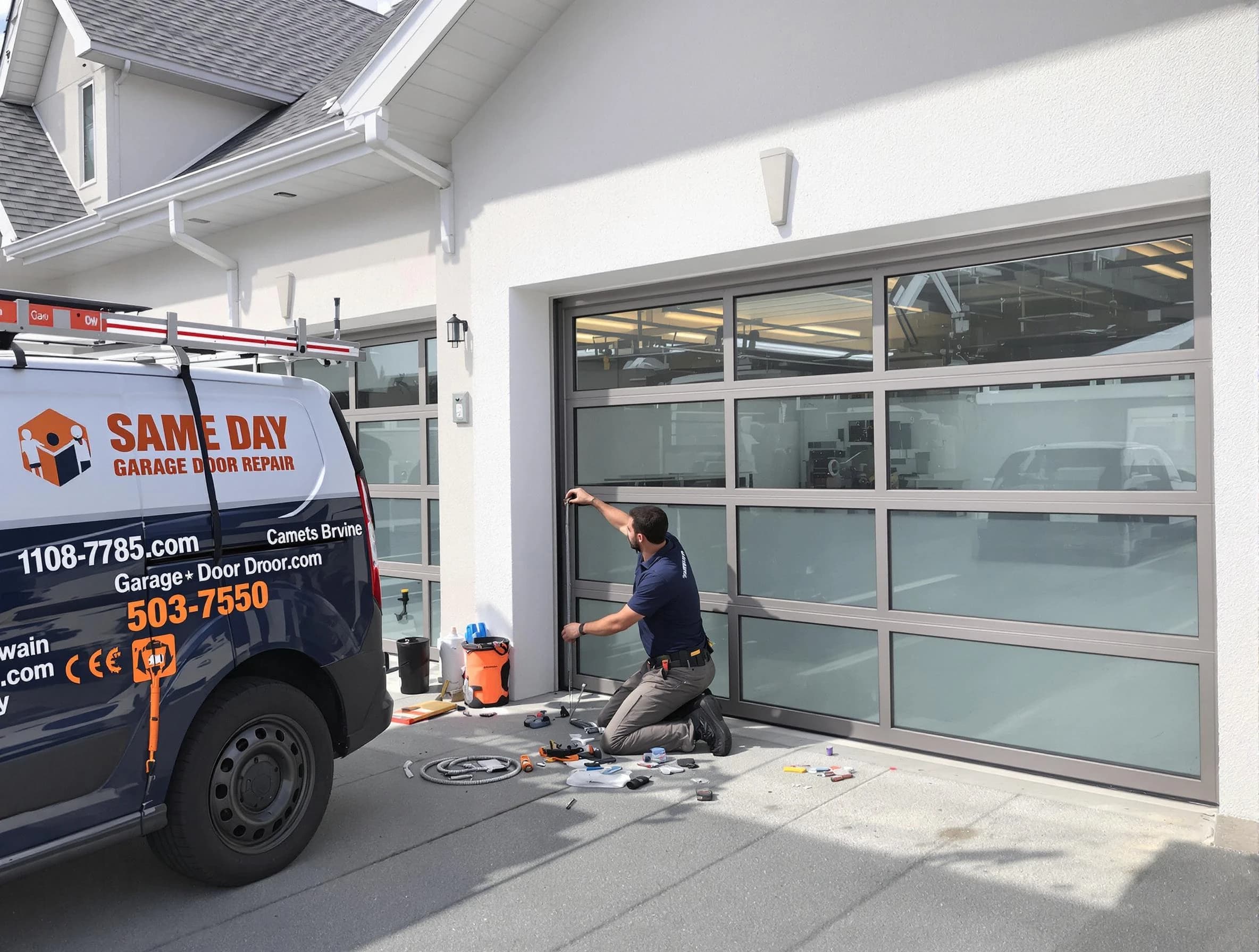 Same-day garage door repair service by Loveland Garage Door Repair in Loveland