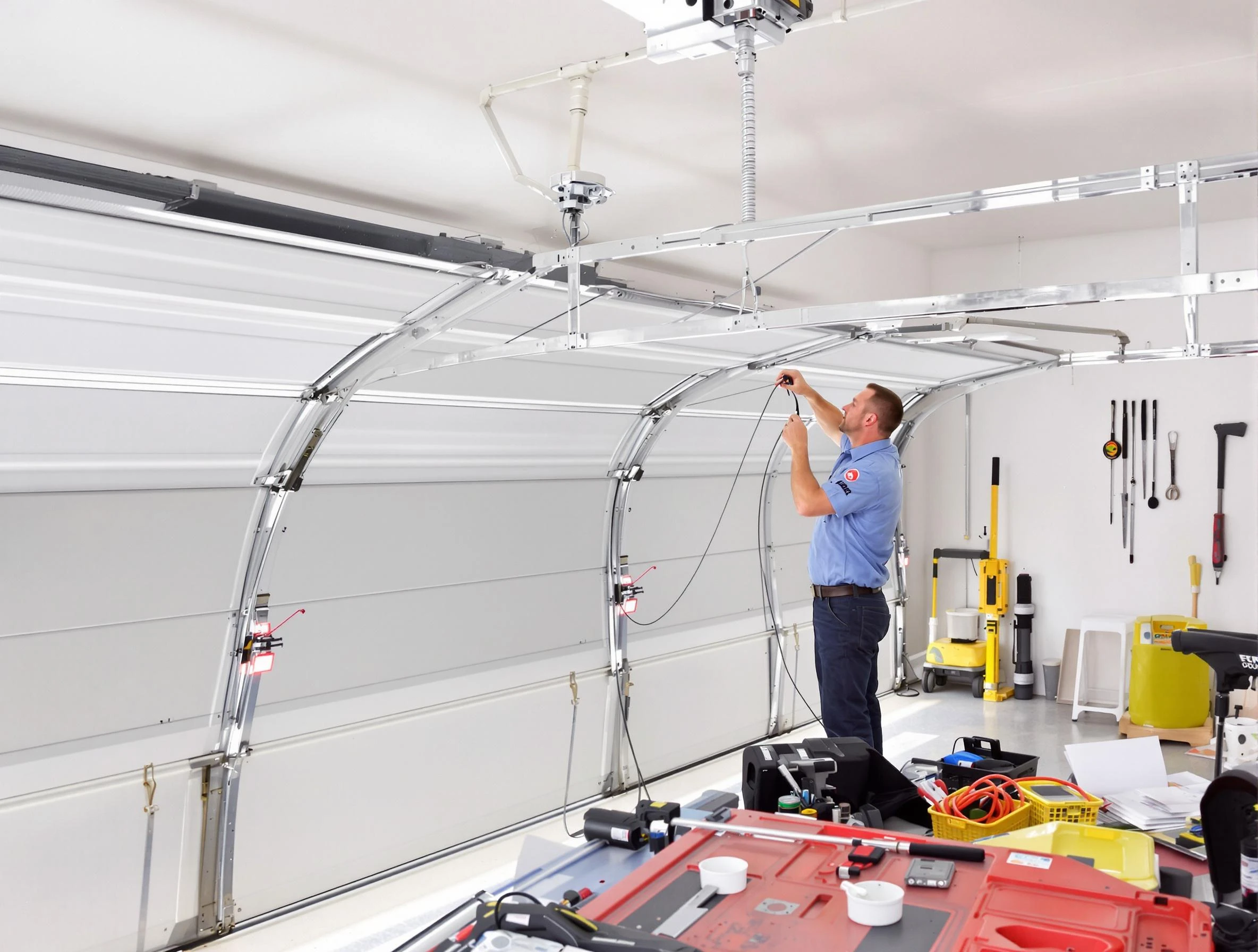 Garage door cable repair service by Loveland Garage Door Repair in Loveland