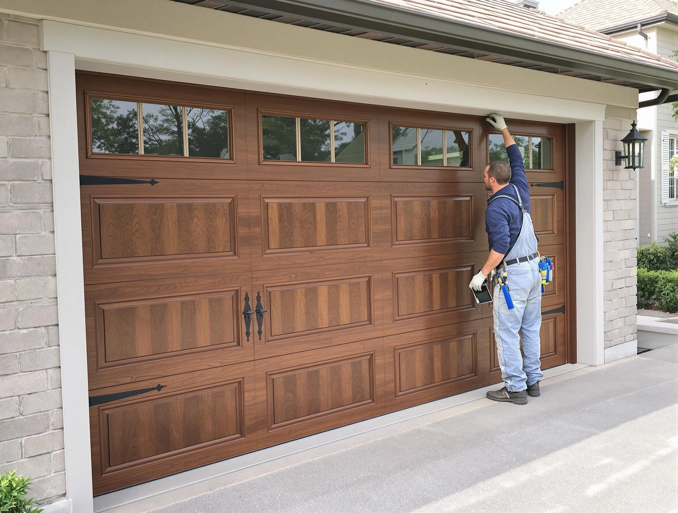 Custom garage door showcase by Loveland Garage Door Repair in Loveland