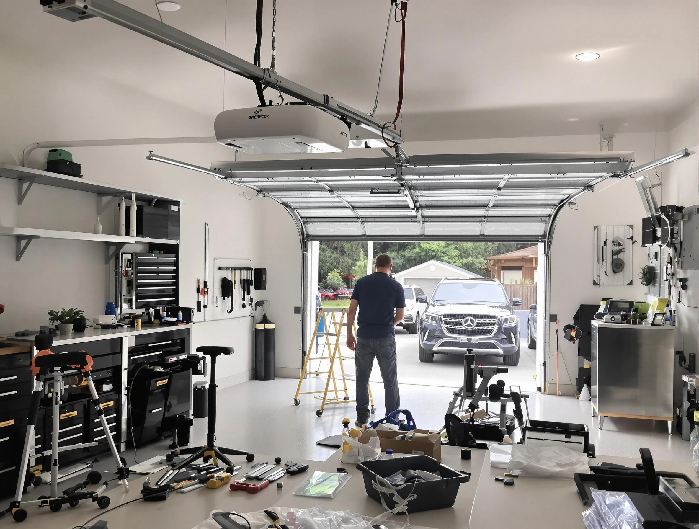 Garage door opener installation by Loveland Garage Door Repair in Loveland