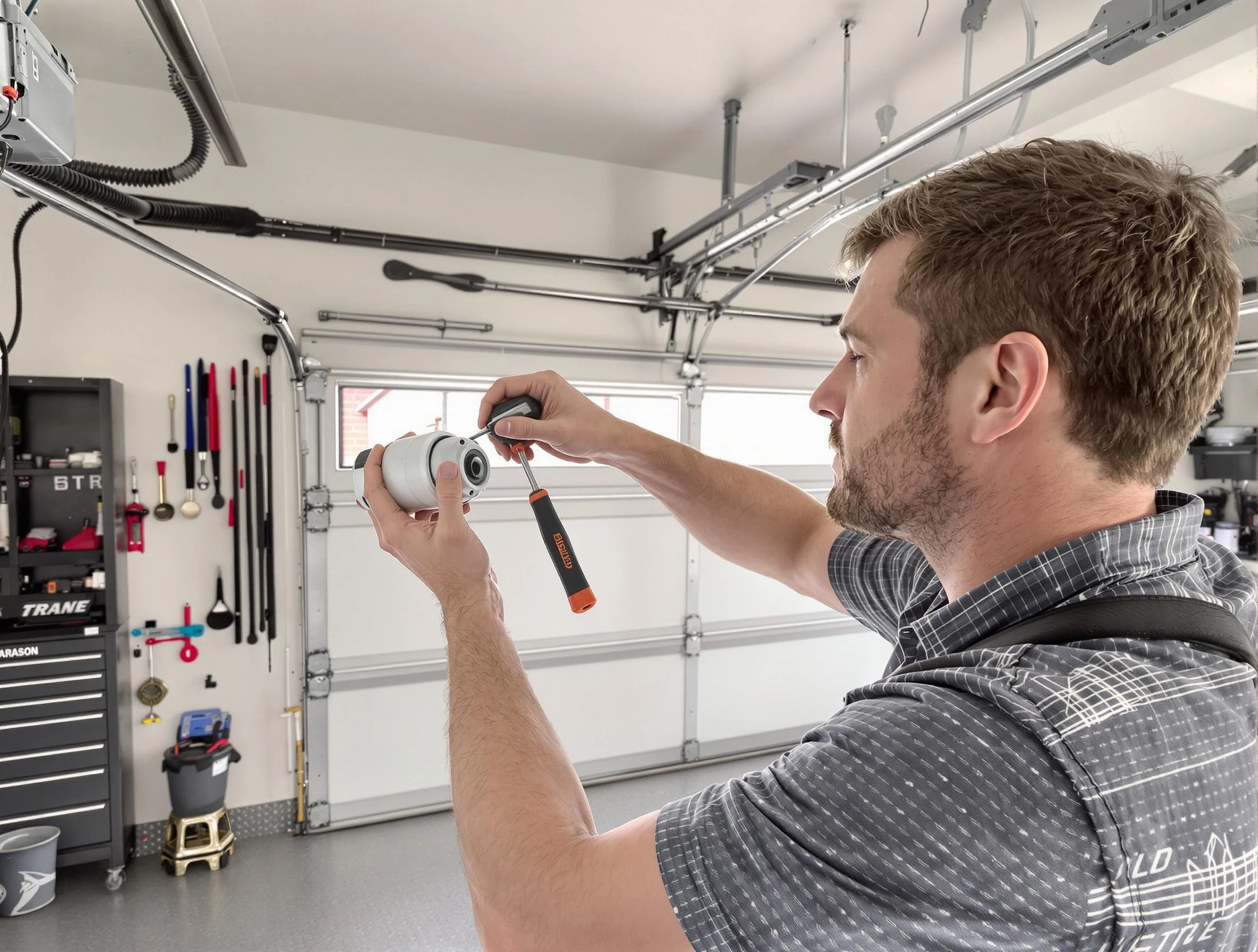 Garage door opener repair service by Loveland Garage Door Repair in Loveland