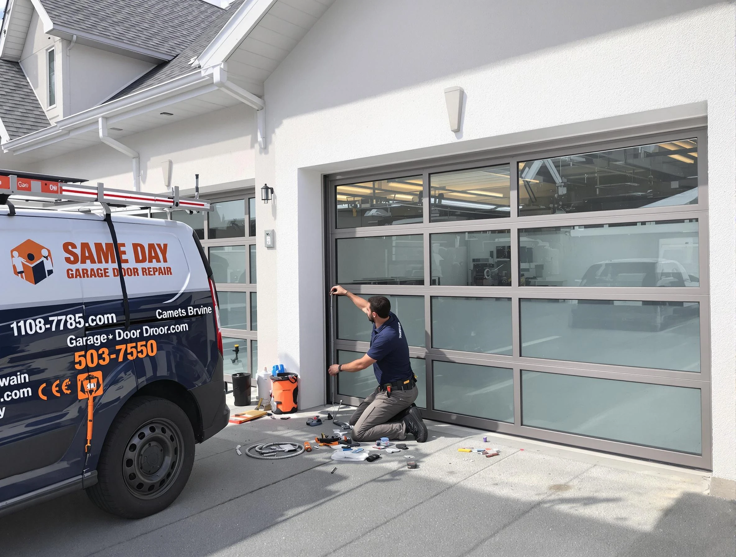 Same-day garage door repair service by Loveland Garage Door Repair in Loveland